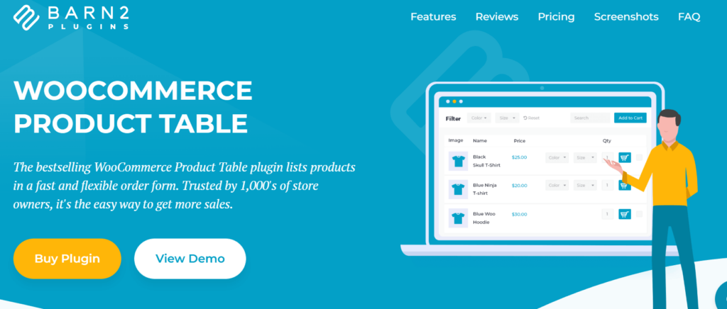 WooCommerce Product Table by Burn2