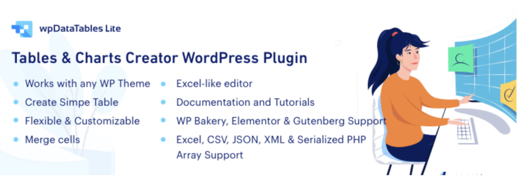 wpDataTables- Tables & Charts creator WordPress Plugin