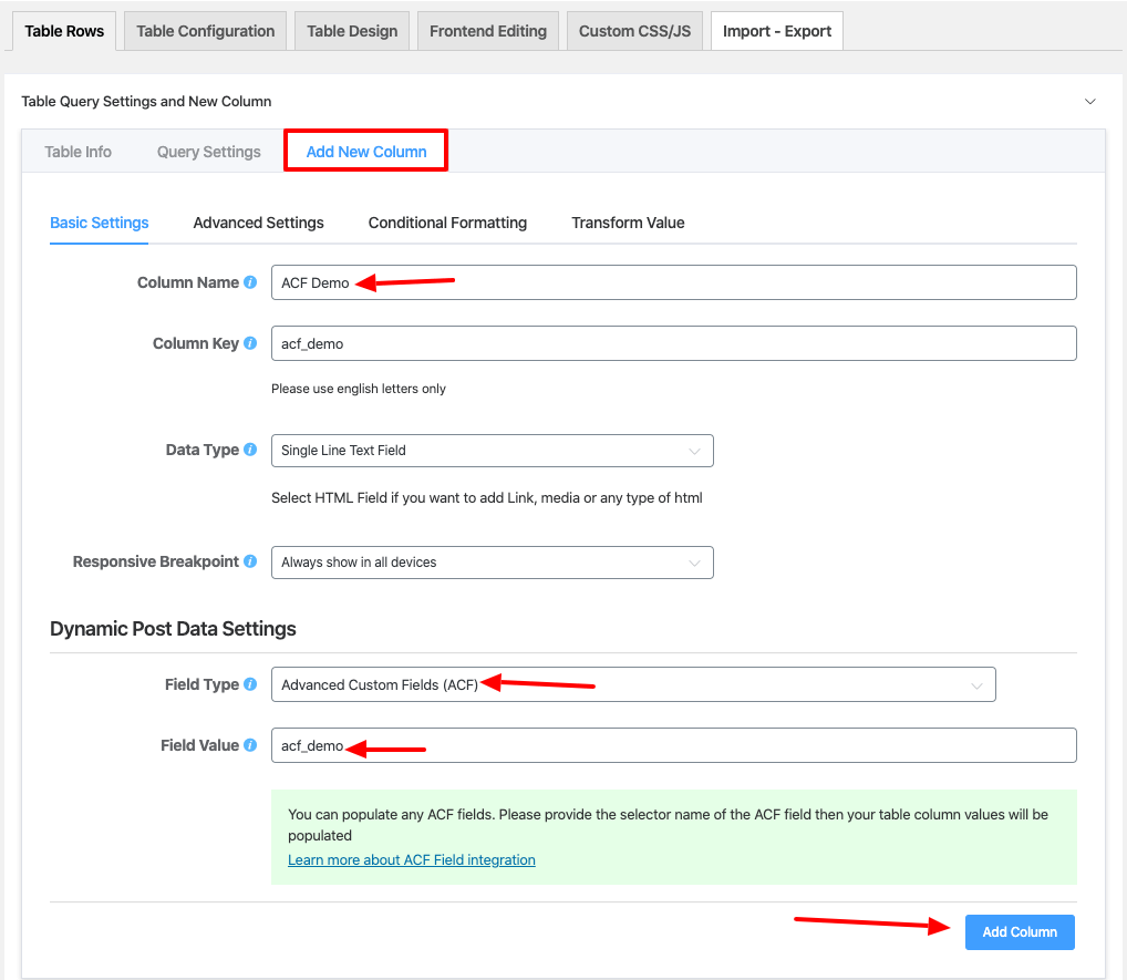 Advanced Custom Fields