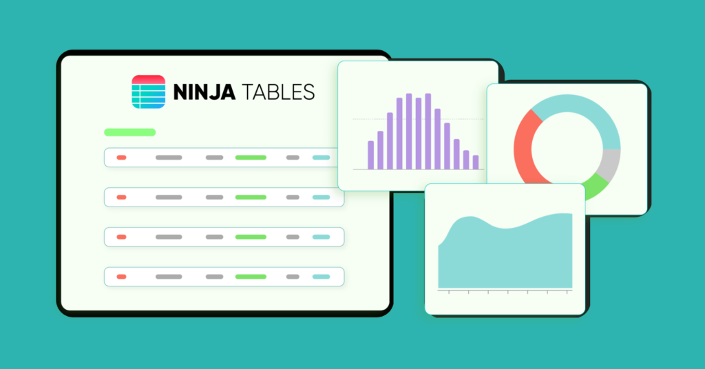 create charts with data in WordPress tables