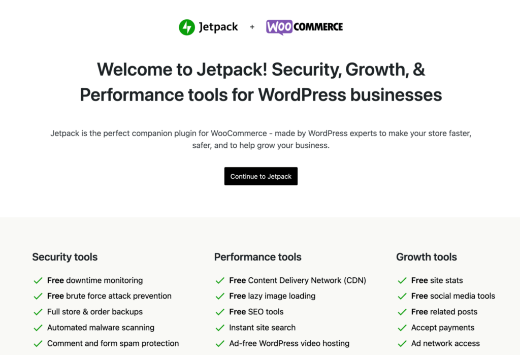 Create jetpack account
