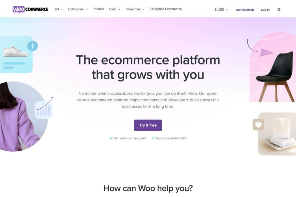 WooCommerce website