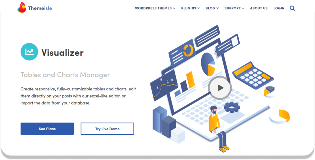 Visualizer - WordPress Data Visualization Plugins