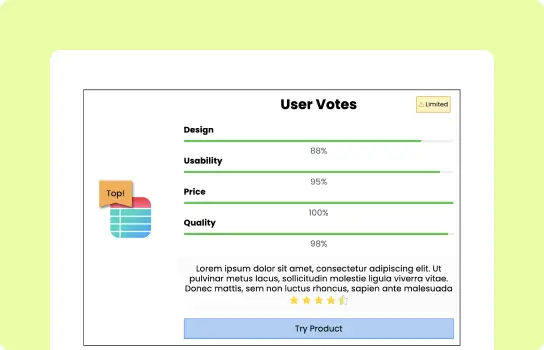 product rating box ft image