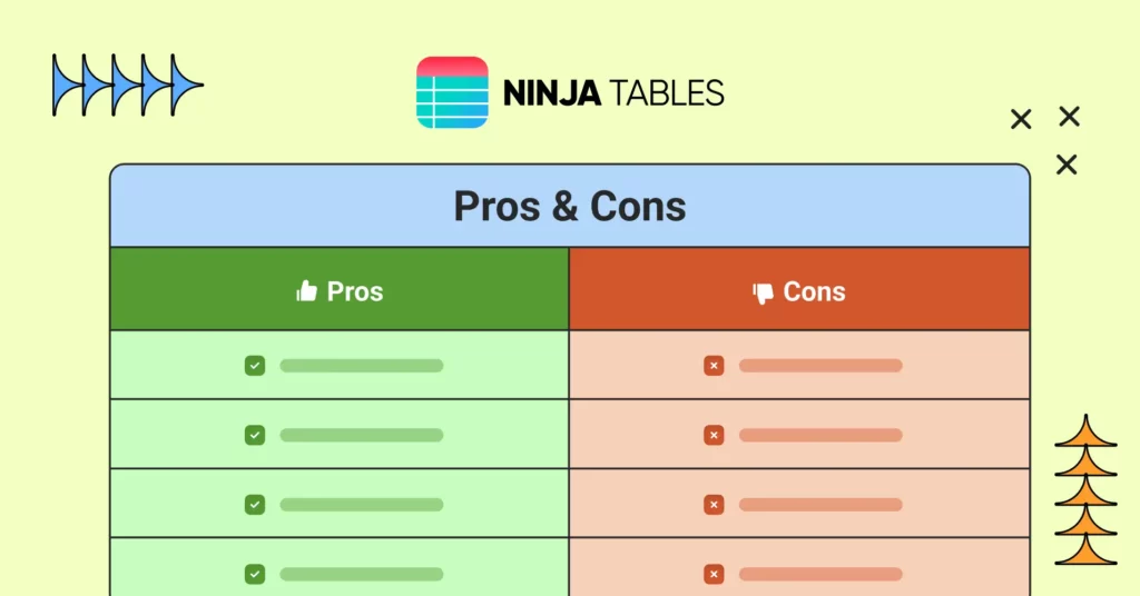 ninjatables_pros_and_cons_table