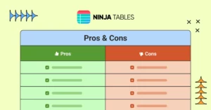 Simplify Your Decisions with Pros and Cons Tables