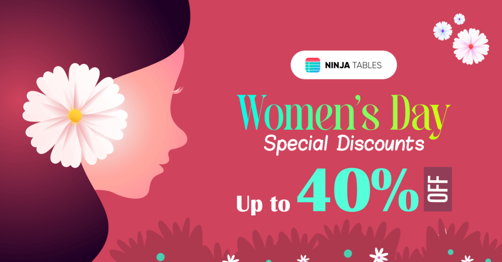 Ninja Tables women's day featured image