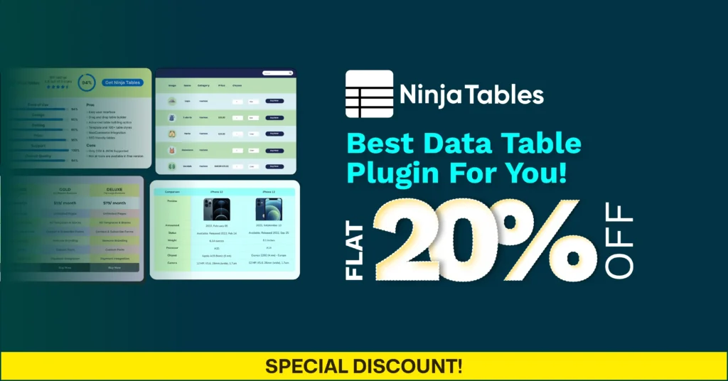 Ninja Tables Regular Deal Image