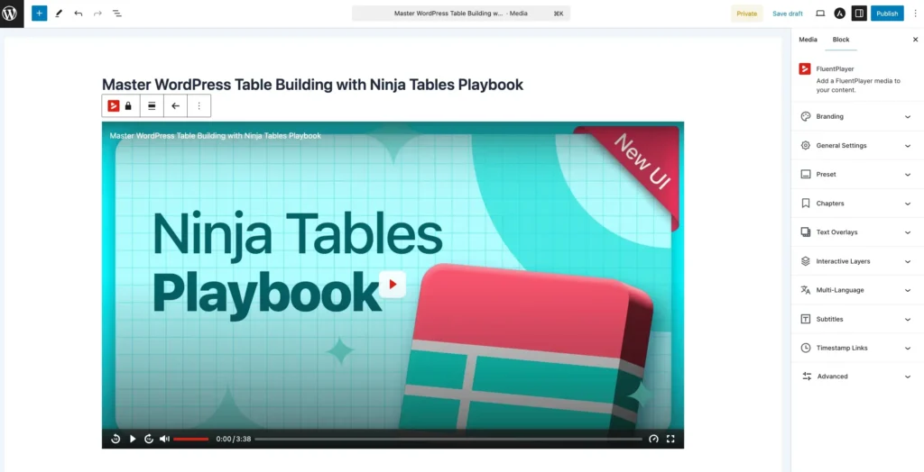 FluentPlayer add media backend