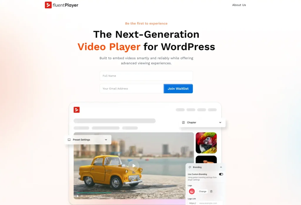 FluentPlayer homepage