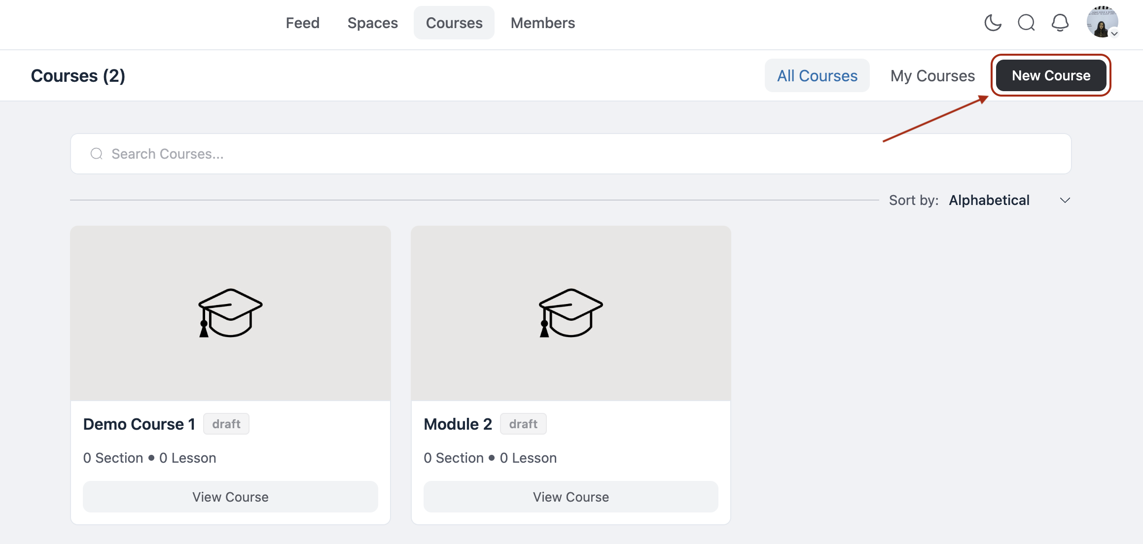 FluentCommunity Course Creation