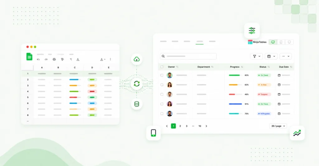 Building Live Reporting Dashboards from Google Sheets in WordPress