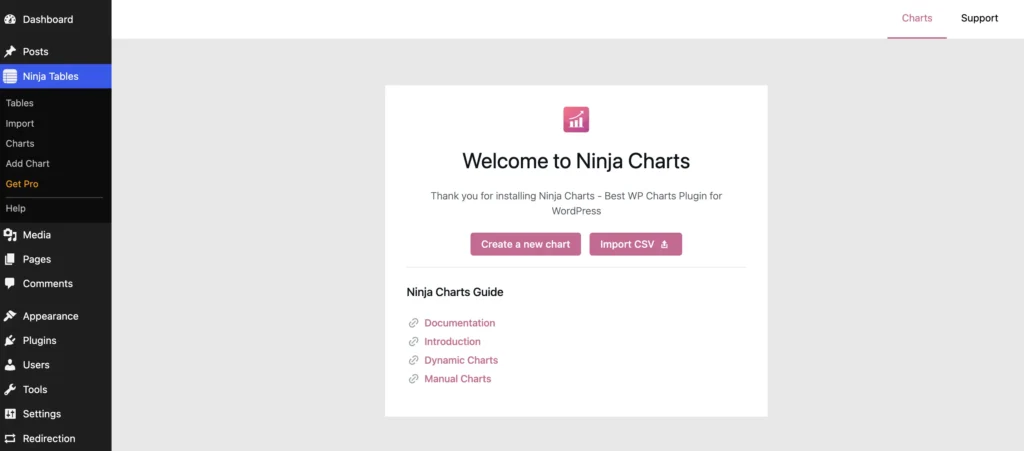 NinjaCharts Installation