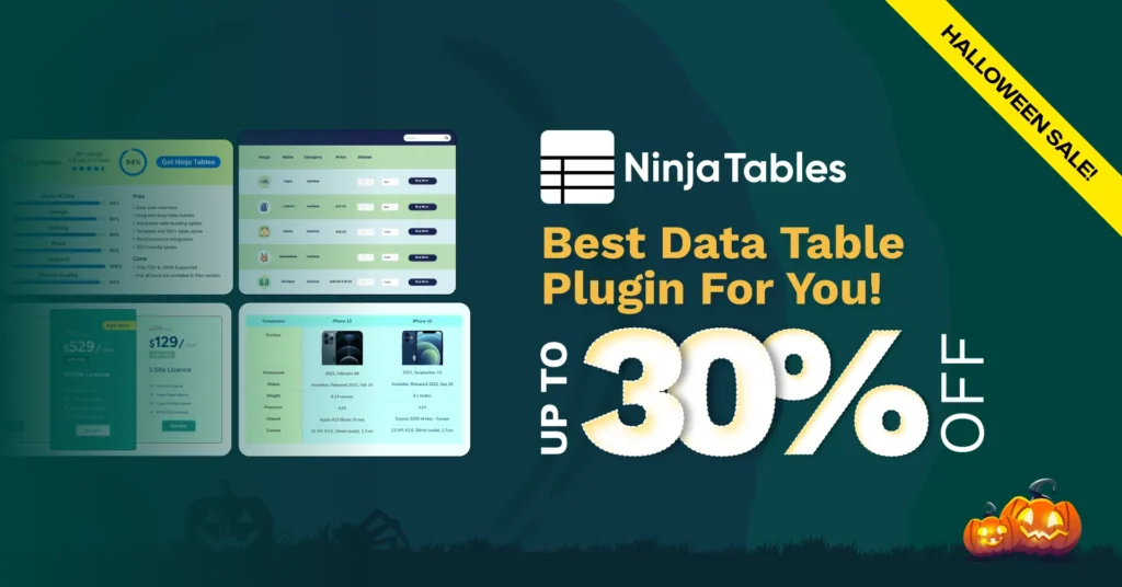 Ninja Tables Halloween Deal 2026